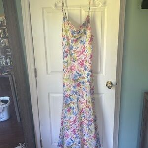 Abercrombie floral maxi dress
